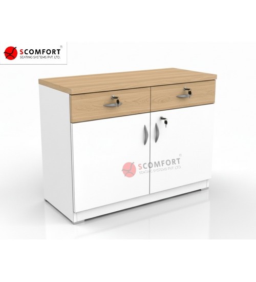Scomfort SC-S04 Office Storage Cabinet With 2 drawers and 2 shutter